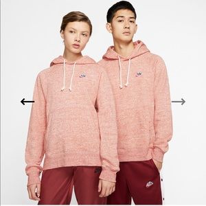 Nike Heritage Hoodie in dusty orange sz XS